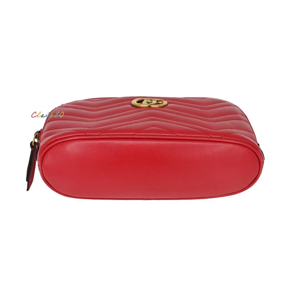 Gucci GG Marmont Matelasse Leather Large Pouch - Picture 4 of 8